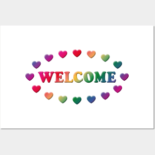 Welcome (Cordially Welcome / Invitation) Posters and Art